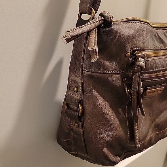 Stone Mountain Smokey Mountain Double Top Zip Hobo - Picture 4 of 13